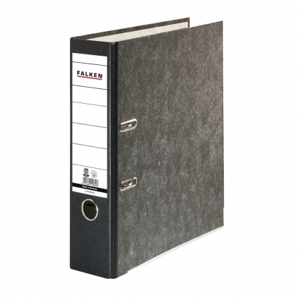Biblioraft PP 5 cm Noki, rosu Biblioraft Falken marmorat, 80 mm, negru