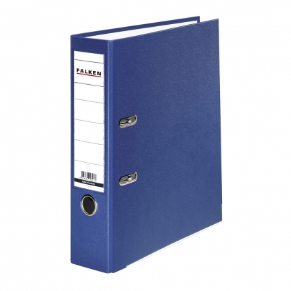 Biblioraft 7.5 cm Noki, negru Biblioraft Falken plastifiat, 50 mm, albastru