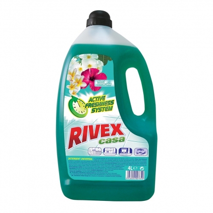Detergent pardoseala, Mr Proper, Lemon, 5 l Detergent pardoseala, Rivex, Casa, smarald, 4 l