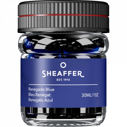 Stilou Conklin Stylograph Matte Polar White CT Calimara 30 ml Sheaffer Vintage Renegade Blue