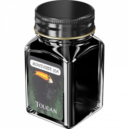 Set 8 Cartuse Large Size Proprietar Waterman Mystery Blue Calimara 30 ml Monteverde USA Jungle Toucan Black