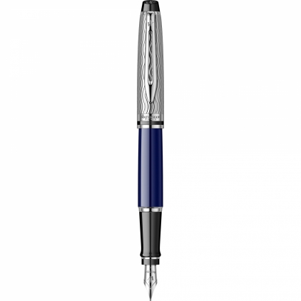 Stilou 18k Nib Caran Dache Leman SE Vert De Gris SRT Stilou Waterman Expert DeLuxe Dark Blue Wave PDT