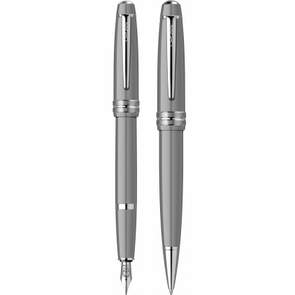 Set Stilou + Pix Bailey Light Glossy Resin Gray CT