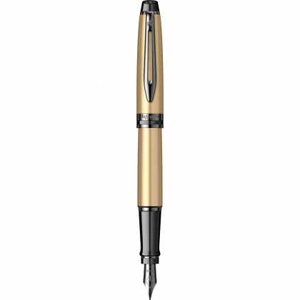 Calimara 30 ml Monteverde USA Noir Coal  Stilou Waterman Expert SE Metalic Gold Laquer TT