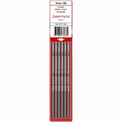 Mina Creion Mecanic Caran dAche Techograph 3.0 6B - Etui 6 Buc