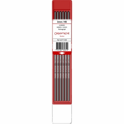 Creion Mecanic 0.7 Scrikss Honour 38 Matt Chrome CT Mina Creion Mecanic Caran dAche Techograph 3.0 HB - Etui 6 Buc