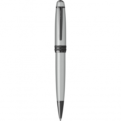Pix cu gel cu mecanism WB, grip, 0.7 mm, albastru Pix Cross Bailey Matte Grey BT