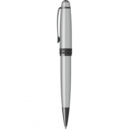 Pix cu gel cu mecanism WB, grip, 0.7 mm, albastru Pix Cross Bailey Matte Grey BT