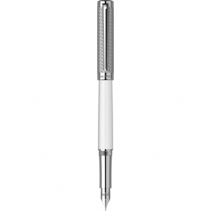 Set 6 Cartuse Standard Size Proprietar Caran dAche Chromatics Infinite Grey Stilou Sheaffer Intensity White & Engraved Chrome Spiral CT