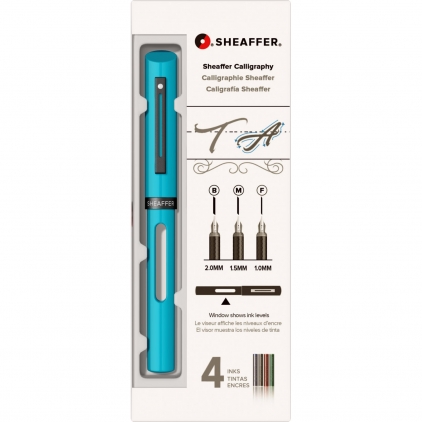 Set Caligrafie Standardgraph Calligraphy Pen 0.85 - 1.1 - 1.35 Set Caligrafie Sheaffer Mini Calligraphy 1.0 - 1.5 - 2.0 Blue CT