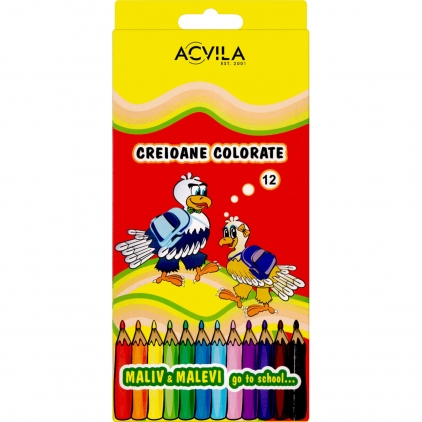 Creion Colorat Tombow Irojiten Crocus - P20 Set 12 Creioane Colorate Acvila Maliv & Malevi Assorted Colors