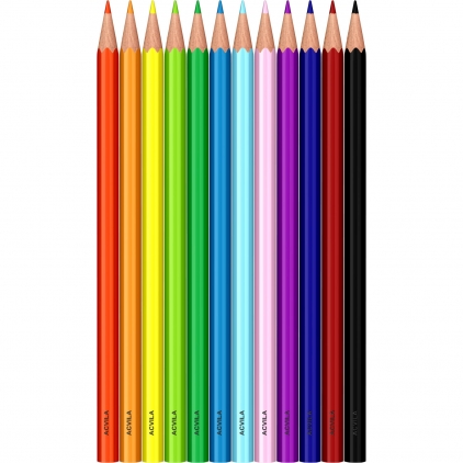 Creion Colorat Tombow Irojiten Crocus - P20 Set 12 Creioane Colorate Acvila Maliv & Malevi Assorted Colors