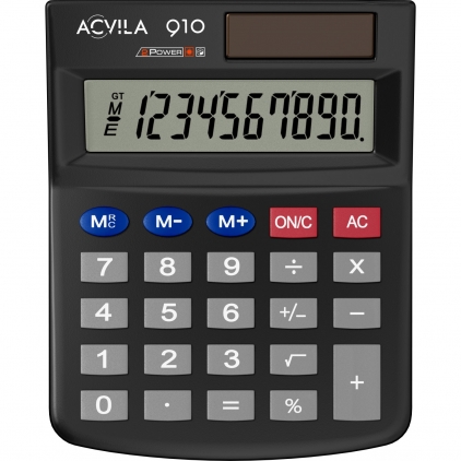 Calculator de birou Canon LS-102TC, 10 digiti Calculator de Birou 10 digit Acvila 910 Black