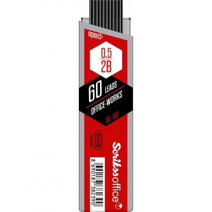 Creion Mecanic 0.5 Tombow Zoom 707 White / Black BT Mina Creion Mecanic Scrikss Office Works 0.5 2B - Etui 60 Buc
