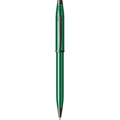 Pix Scrikss Noble 35 Matt Chrome CT Pix Cross Century II Translucent Green Lacquer BT