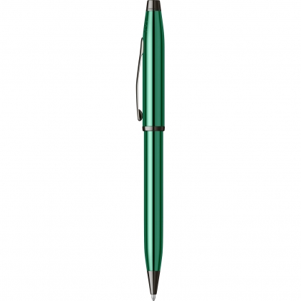Pix Scrikss Noble 35 Matt Chrome CT Pix Cross Century II Translucent Green Lacquer BT