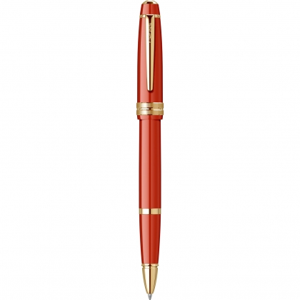 Roller Monteverde USA Invincia Solid Brass BT Roller Cross Bailey Light Glossy Resin Amber GT