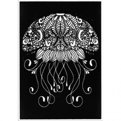 Plansa de Catifea pentru Colorat Acvila Contrast Velvet Botanica 8 Plansa de Catifea pentru Colorat Acvila Contrast Velvet Marin 7