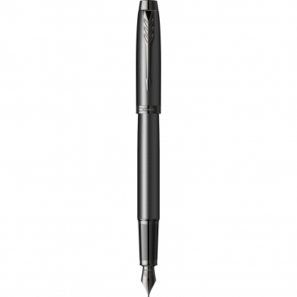 Stilou 18k Nib Parker Sonnet Royal Metal & Black GT Stilou Parker IM Royal Achromatic Black BT