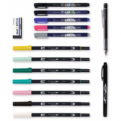 Kit Caligrafic Standardgraph Starter Scris Ornamental Set Creativ Tombow Creative Have Fun @ Home Sets Lettering