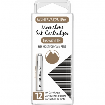 Calimara 30 ml Sheaffer Vintage Inferno Set 12 Cartuse International Size Monteverde USA Gemstone Moonstone