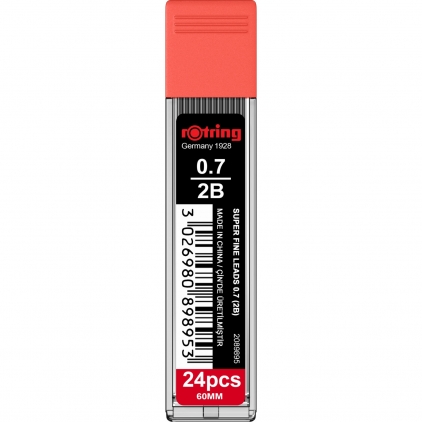 Creion Grafit Tombow MONO 100 Black 7H Mina Creion Mecanic Rotring SFL 0.7 2B - Etui 24 buc