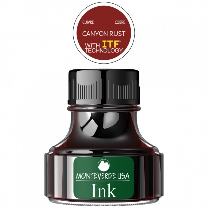 Stilou Scrikss Metropolis 78 Black Chrome CT Calimara 90 ml Monteverde USA Core Canyon Rust
