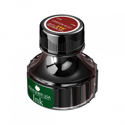 Stilou Scrikss Metropolis 78 Black Chrome CT Calimara 90 ml Monteverde USA Core Canyon Rust