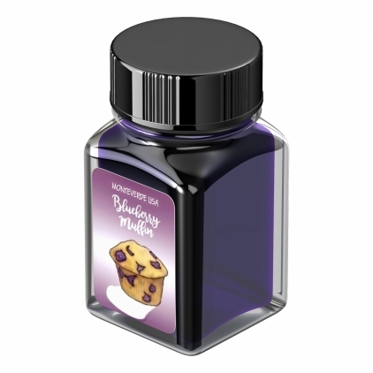 Stilou Sheaffer 100 Glossy Black NT Calimara 30 ml Monteverde USA Sweet Life Blueberry Muffin