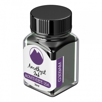 Stilou Cross Calais Matt Black CT Calimara 30 ml Monteverde USA Gemstone Amethyst