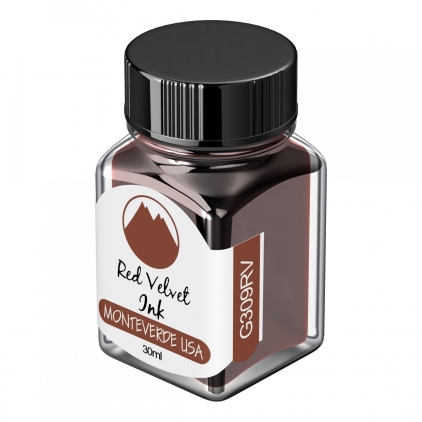 Stilou Scrikss Knight 88 Stainless Steel GT Calimara 30 ml Monteverde USA Core Red Velvet