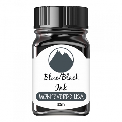 Stilou King Size 21k Nib Sailor King of Pens Ringless Ebonite Black RHT Calimara 30 ml Monteverde USA Core Blue / Black