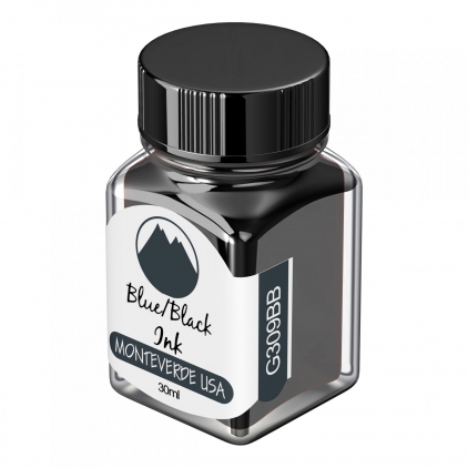 Stilou King Size 21k Nib Sailor King of Pens Ringless Ebonite Black RHT Calimara 30 ml Monteverde USA Core Blue / Black