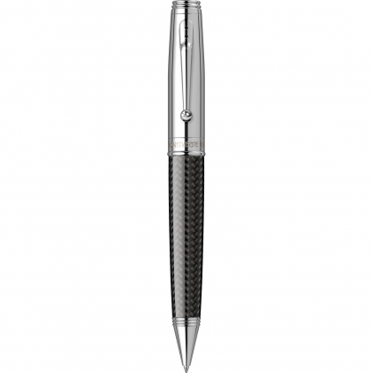 Pix Conklin Stylograph Matte Polar White CT Pix Monteverde USA Invincia Chrome Carbon Fiber CT
