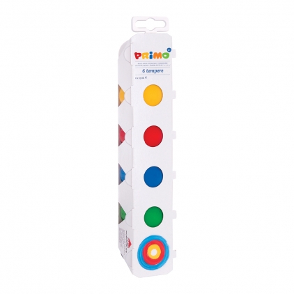 Pasta structurata acrilica Morocolor Primo, pe baza de apa, 75 ml, aspra Tempera Morocolor Primo, 25 ml, 6 culori/cutie