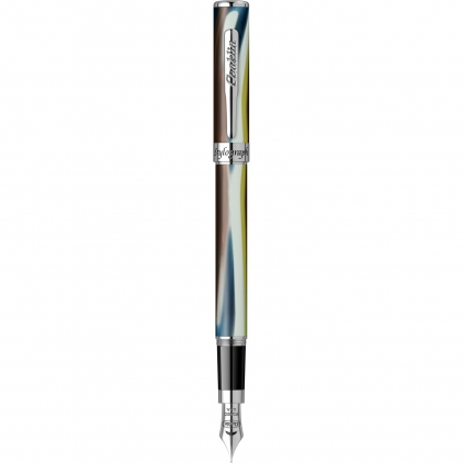Stilou Waterman Expert Essential Stainless Steel  CT Stilou Conklin Stylograph Matte Tropical Blend CT