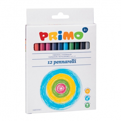 Set 6 tempera pastel Morocolor Primo, 300ml Markere colorate Morocolor Primo, 12 culori/cutie