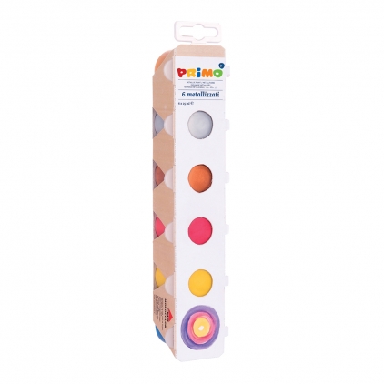 Markere pentru copii Morocolor Primo, varf fin, 120 bucati Tempera Morocolor Primo, 25 ml, 6 culori/cutie