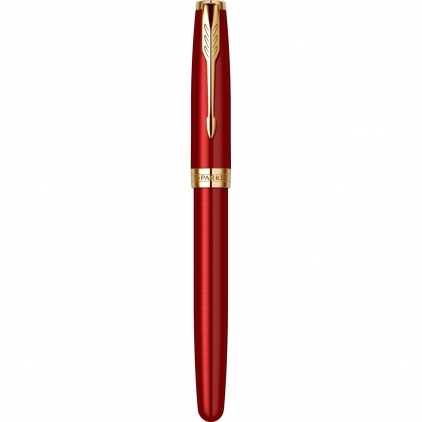 Stilou 18k Nib Caran dAche Leman Red SRT Stilou 18k Nib Parker Sonnet Royal Red GT
