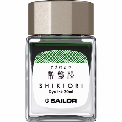Stilou Standard Size 14k Nib Sailor 1911 SE Jellyfish Freshwater Jellyfish RHT Calimara 20 ml Sailor Shikiori Winter Tokiwamatsu Green