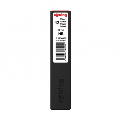 Creion Grafit Tombow MONO 100 Black 8H Mina Creion Mecanic Rotring 2.0 HB - Etui 12 Buc