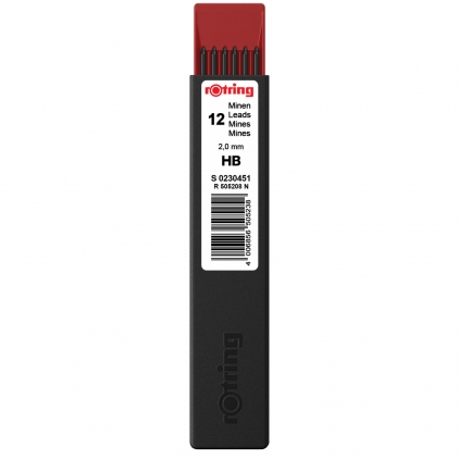 Creion Grafit Tombow MONO 100 Black 8H Mina Creion Mecanic Rotring 2.0 HB - Etui 12 Buc