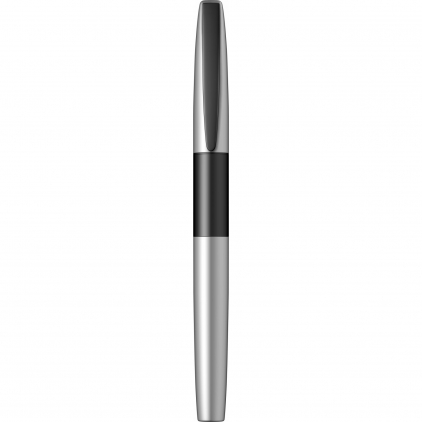 Roller cu gel Pilot Frixion Point, fara mecanism, 0.5 mm, negru Roller Tombow Zoom 535 Silver Matt BT