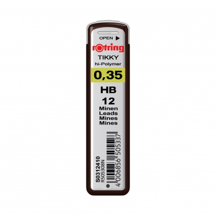 Creion Mecanic 0.7 Caran dAche Ecridor Retro PDT Mina Creion Mecanic Rotring Tikky 0.35 HB - Etui 12 Buc