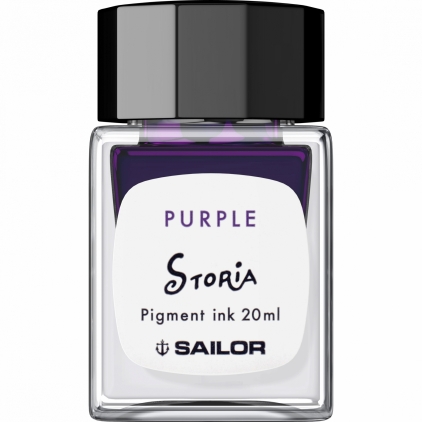 Stilou 21k Nib Sailor Professional Gear Realo Black GT Calimara 20 ml Sailor Storia Pigment Magic Purple