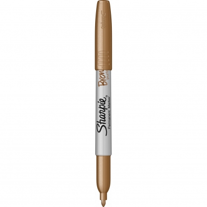 Set 2 Markere cu Creta Lichida Bullet Sharpie Chalk Medium Point White Marker Permanent Bullet Sharpie Metallic Bronze