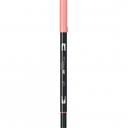 Set 4 Markere Permanente Bullet Sharpie Fine Point Pastel Colors Marker Dual Brush Watercoloring Tombow ABT 873 Coral