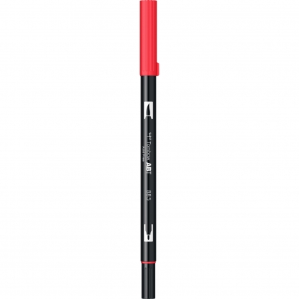 Marker Edding 8900 pentru retusuri mobilier lemn, fag Marker Dual Brush Watercoloring Tombow ABT 885 Warm Red