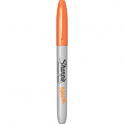 Marker permanent Edding 791, cu vopsea, corp plastic, varf rotund , 1-2 mm, verde Marker Permanent Bullet Sharpie Neon Orange