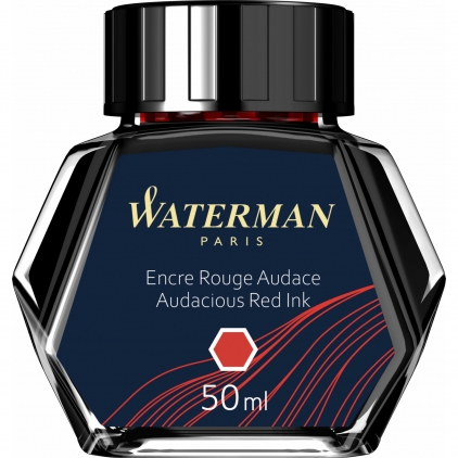 Stilou 18k Nib Caran dAche Varius Ebony Wood PGT Calimara 50 ml Waterman Audacious Red